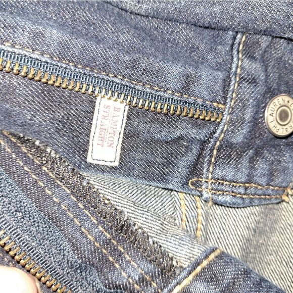 42Tx36 Polo Ralph Lauren The Hampton Straight Denim Blue Jeans Cotton w Pockets - Picture 5 of 9